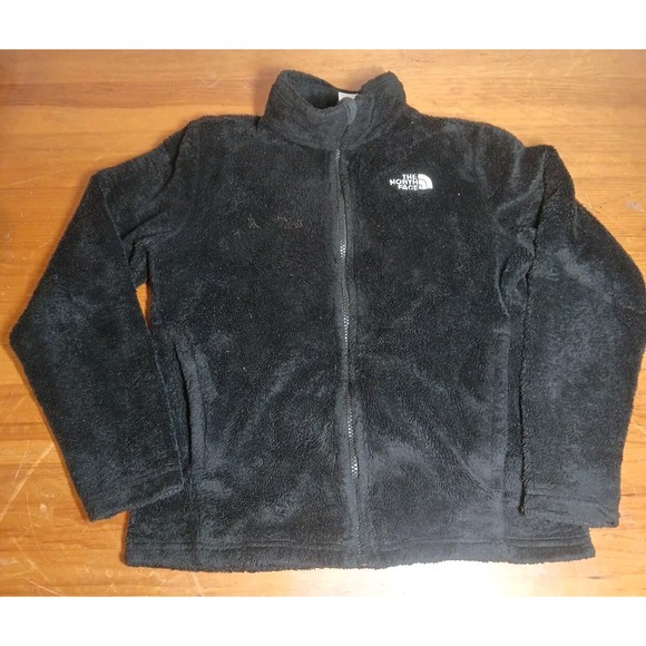The North Face Girls Full-Zip Jacket  Liner Circular Large Black Level 2 Fleece - Picture 1 of 11